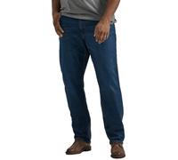 Lee Men's Big & Tall Legendary Relaxed Straight Jean, Night Shade, 46W x 29L