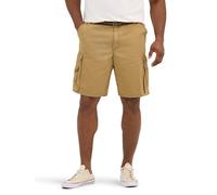 Lee Men's Big & Tall New Belted Wyoming Cargo Short, Bourbon, 48W US