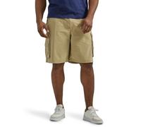 Lee Men's Big & Tall New Belted Wyoming Cargo Short, Buff, 48W US