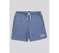 Lee Men's Boys Supercharged Loopback Shorts in Blue | Size: 15-16 Years Lee Blue 15-16 Years