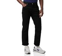 Lee Brooklyn Straight Men's Jeans Pants, Clean Black, 32W / 30L