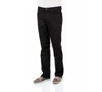 Lee Men's Brooklyn Straight Jeans, Clean Black, 40W / 32L