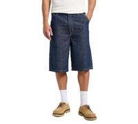 Lee Men's Carpenter Skater Short Denim, Rinse, 34W