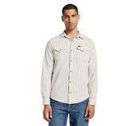 Lee Men's Clean Western Shirt, Ecru, XL