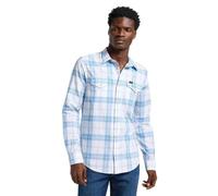 Lee Men's Clean Western Shirt, Stream Bright White, M