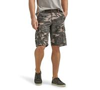 Lee Men's Dungarees Belted Wyoming Cargo Short, Ash Camo, 42