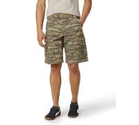 Lee Men's Dungarees New Belted Wyoming Cargo Short, Fatigue Camo, 33