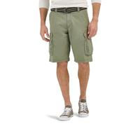 Lee Men's Dungarees New Belted Wyoming Cargo Short, Mercantile Green Ripstop, 38