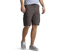 Lee Men's Dungarees New Belted Wyoming Cargo Short, Shiner, 36