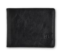 Lee Men's Embossed Passcase Wallet, Black