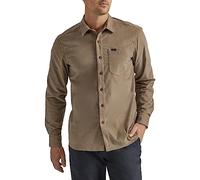 Lee Men's Extreme Motion All Purpose Long Sleeve Worker Shirt Button, Coventry Corduroy, 46/48