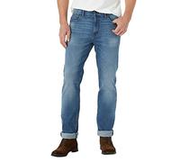 Lee Men's Extreme Motion Bi-Stretch Slim Straight Leg Jean, Admiral, 42W x 30L