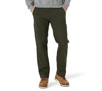 Lee Men's Extreme Motion Canvas Cargo Pant Frontier Olive 30W x 32L, Frontier Olive, 30W x 32L