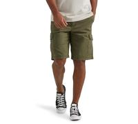 Lee Men's Extreme Motion Crossroad Cargo Short, Olive Night, 32