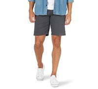 Lee Men's Extreme Motion Flat Front Short, Charcoal, Small
