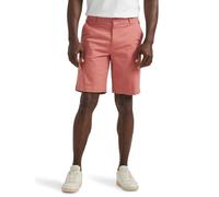 Lee Men's Extreme Motion Flat Front Short, Clay Rose, 34