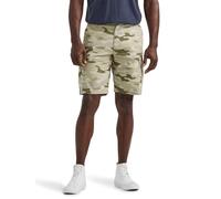 Lee Men's Extreme Motion Swope Cargo Short, Khaki Granite Camo, 42