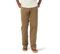 Lee Men's Fleece Relaxed Fit Straight Leg Jeans, Teak-Flannel Lined, 31W x 32L