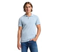 Lee Men's Garment Dye Polo T-Shirt, Concrete Grey, M