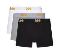 Lee Men's HARKINS Boxer Shorts, 3pk Black/White/Grey Marl, XL