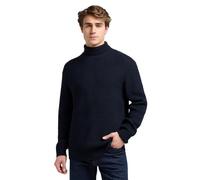 Lee Men's Heavy Turtle Neck Sweater, Rivet Navy, L