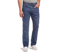 Lee Men's Brooklyn Straight Jeans, Blue Mid Stonewash, 36W / 30L