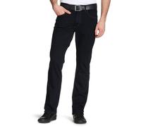 LEE Mens Jeans Brooklyn Straight Leg Stretch Jeans Regular Black Blue Dark Denim