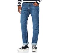 Lee Men's Legendary Slim Jeans, Dark Worn-in, 31W / 32L