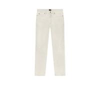 LEE Men's Jeans West, Regular Straight Fit, Straight Leg White