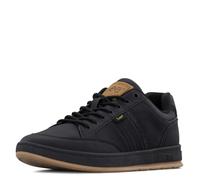 Lee Men's Lafayette Sneaker, Black Mono/Gum, 8 UK