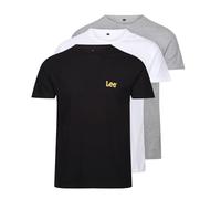 Lee Men's Larkin T-Shirt, Black/Grey Marl/White, M