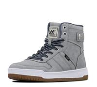 Lee Men's Lee Men's Noah High-top Retro Sneaker, Light Grey, 12