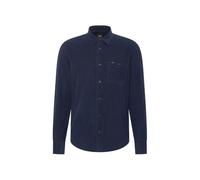 Lee Men's Leesure Shirt, Real Indigo, XL