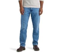 Lee Men's Legendary Relaxed Straight Jean, Coast-gray Fleece-lined, 34W x 34L