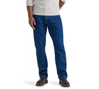 Lee Men's Legendary Relaxed Straight Jean Jeans, Blue Matter-Gray Fleece-Lined, 36W / 34L