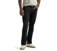 Lee Men's Legendary Slim Straight Leg Jean, Overdye Black, 38W x 32L