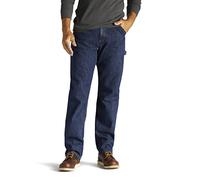 Lee Men's Loose-Fit Straight Leg Carpenter Jean, Original Stone, 28W x 32L