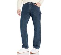 Lee Men's Loose-Fit Straight Leg Carpenter Jean, Quartz Stone, 38W x 32L