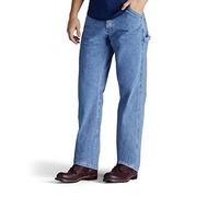 LEE Men's Loose-Fit Straight Leg Carpenter Jean, Retro Stone, 34W x 36L