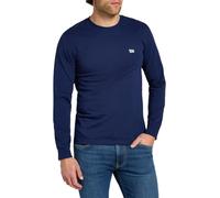Lee Men's ls Patch Logo tee T-Shirt, True Navy, XXL