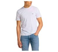 Lee Men's PATCH LOGO TEE T- Shirt, White, XL