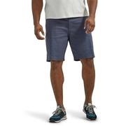 Lee Men's Performance Series Extreme Comfort Shortperformance Flat Front Shorts, Navy, 32