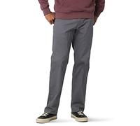 Lee Men's Performance Series Extreme Comfort Straight Fit Pant Trouser, Painter Gray, 42 W/32 L