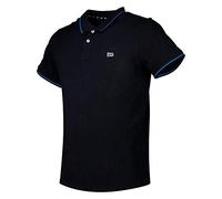 Lee Men's Pique Polo T Shirt, Ecru (Black 01), 4XL