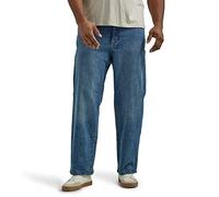 Lee Men's Premium Select Custom Fit Loose Straight Leg Jean, Drifter, 46W x 30L