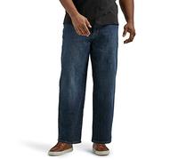 Lee Men's Premium Select Custom Fit Loose Straight Leg Jean, Vandal, 52W x 30L