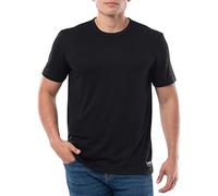 Lee Men's Quick Dry Short Sleeve Tee T-Shirt, Black, 34/36