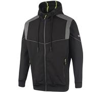 (L, Black) Lee Cooper Mens Reflective Hooded Jacket
