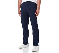 Lee Men's Regular Chino deep Navy Pants, 33 W/32 L