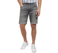 Lee - Mens Regular Fit Denim Jeans Shorts - 5 Pocket Washed Grey